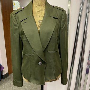 Army Green Blazer Coat